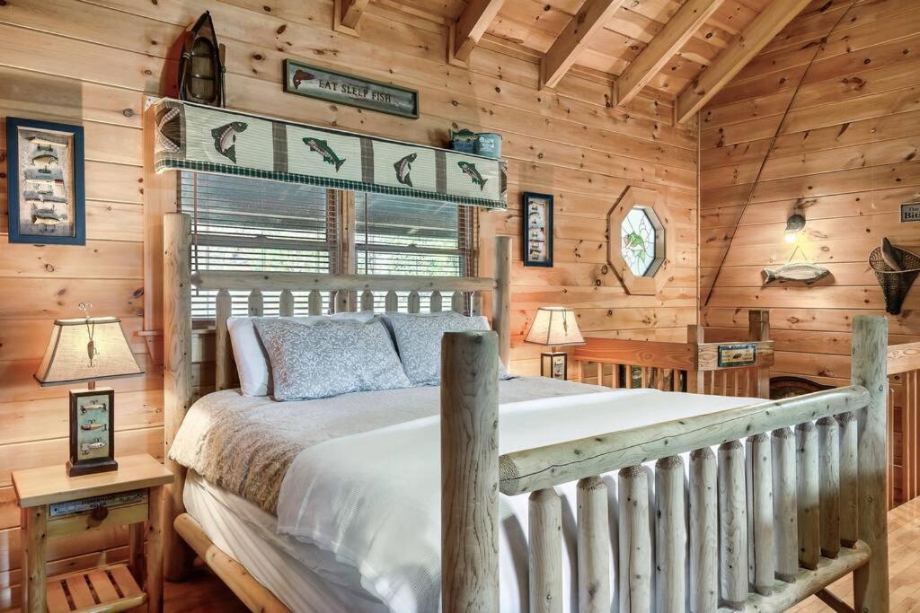 Willa Spectacular Mtns Views With Private Hot Tub With Pool Table And Private Pond Sevierville Zewnętrze zdjęcie